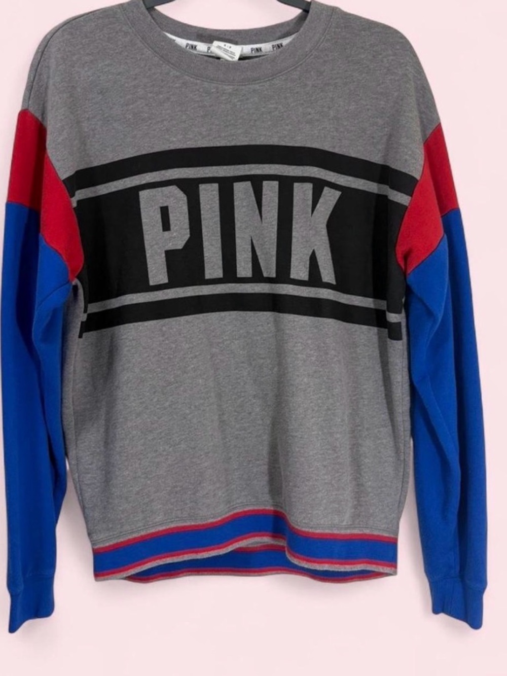 PINK Victoria's Secret Women’s Varsity Crewneck Sweatshirt